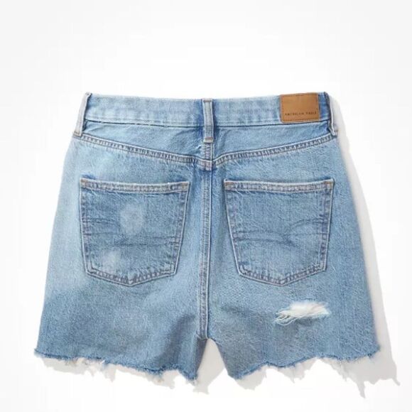 American Eagle AE Next Level Curvy High-Waisted Denim Short Size 0 NWT in packag - Picture 4 of 8